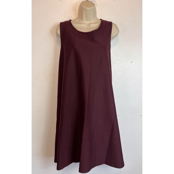 COS Dress Size Large Burgundy Sleeveless MIDI Cotton Blend Shift Dress - afp-fysiotherapie.nl COS Dress Size Large Burgundy Sleeveless MIDI Cotton Blend Shift Dress - afp-fysiotherapie.nl